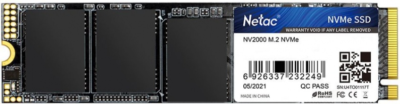 Накопитель SSD M.2 1Tb Netac NV2000 NT01NV2000-1T0-E4X