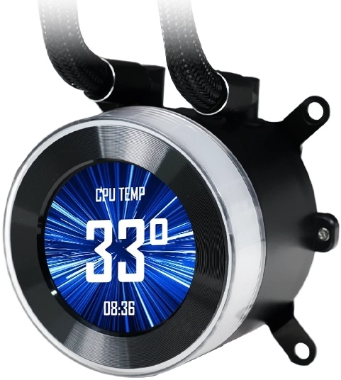 Водяное охлаждение Lian Li HydroShift II LCD-C 360R G89.GHS2LCD36RW.R0 2