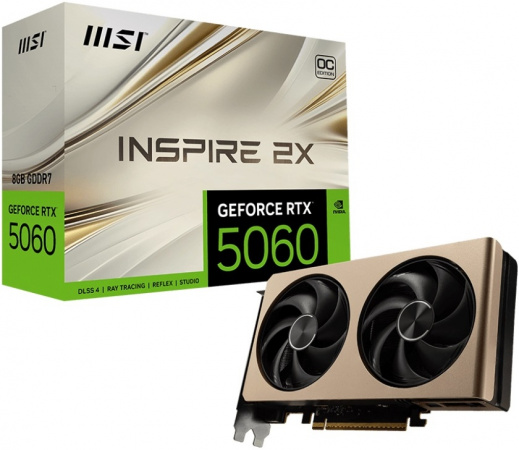 Видеокарта RTX5060 8Gb MSI INSPIRE 2X OC