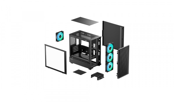 Корпус DeepCool CC350 4F ARGB