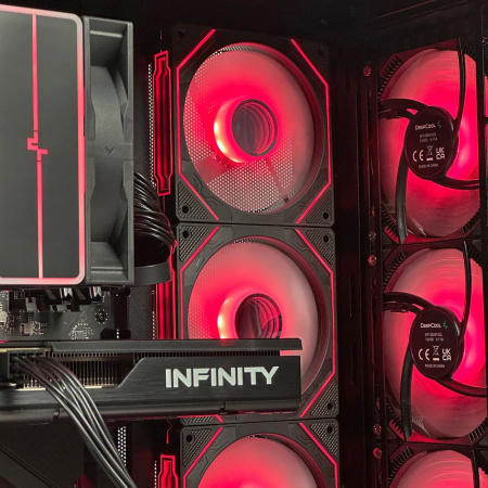 Игровой компьютер Ryzen 7 5700X / RTX5060Ti 16Gb / DDR4 32GB / B550 / SSD M.2 1TB / 650W / Powercase