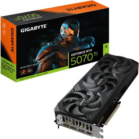 Видеокарта RTX5070Ti 16Gb Gigabyte GV-N507TWF3OC-16GD НК