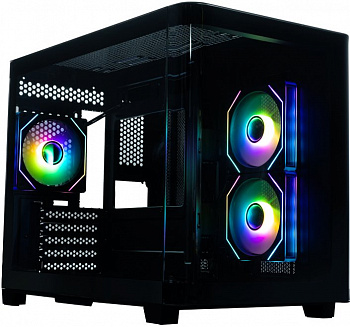 Корпус XASTRA QR500M 3ARGB C10-UC Black / QR500M-3FM12A-C10-UC