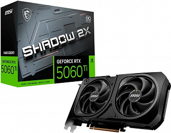 Видеокарта RTX5060Ti 16Gb MSI SHADOW 2X OC PLUS