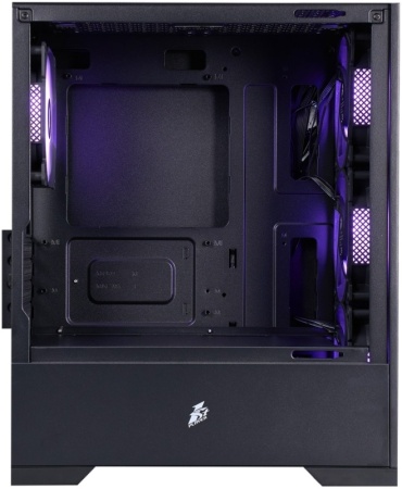 Корпус 1STPLAYER Go2 ARGB Black Go2-BK-4F7