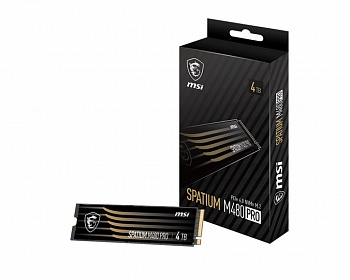Накопитель SSD M.2 4Tb MSI SPATIUM M480 PRO S78-440R050-P83 Накопитель SSD M.2 4Tb MSI SPATIUM M480 PRO S78-440R050-P83