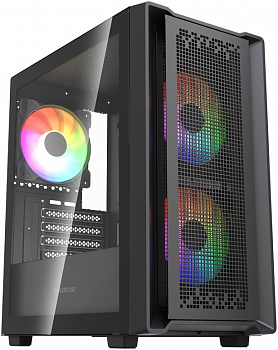 Корпус Powercase Mistral SM04 ARGB Black / CMMSM04B-A3
