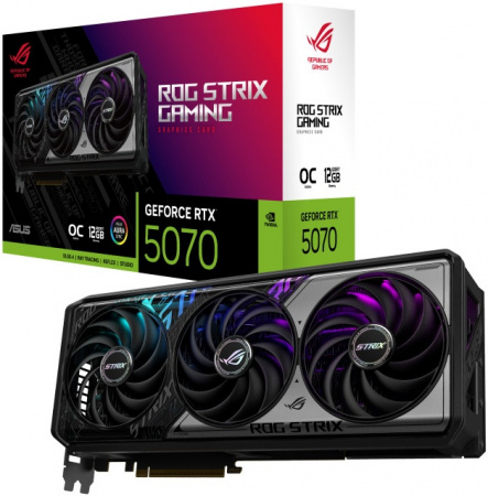 Видеокарта RTX5070 12Gb Asus ROG-STRIX-RTX5070-O12G-GAMING