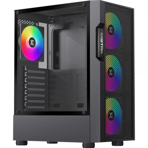 Корпус XASTRA A302 4FRGB Black ATX