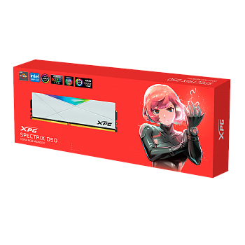 Модуль памяти DDR4 8Gb 3200Mhz ADATA D50 AX4U32008G16A-SW50