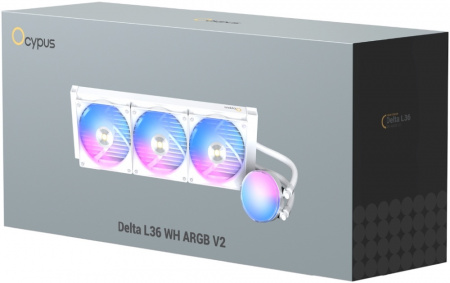 Водяное охлаждение Ocypus Delta L36 WH ARGB V2