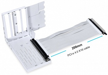 Lian Li райзер с кабелем GPU Gen.4.0 White G89.VG4-4-V2W.R0