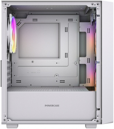 Корпус Powercase Mistral SM07 ARGB White / CMMSM07W-A3