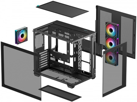 Корпус ATX Deepcool CG530 4F Black BS