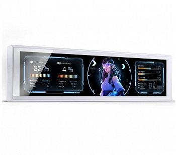 Универсальный дисплей  JONSBO DS916 / 9.16” IPS / 1920x462 / White