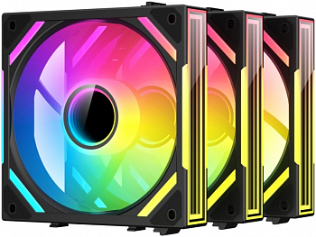 Комплект вентиляторов (3 in 1) XASTRA FS120B ARGB black