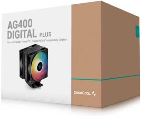 Кулер Deepcool AG400 DIGITAL PLUS Black