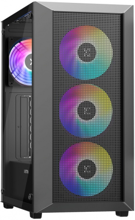 Корпус XASTRA A406 4ARGB Black / A406-4FC12A