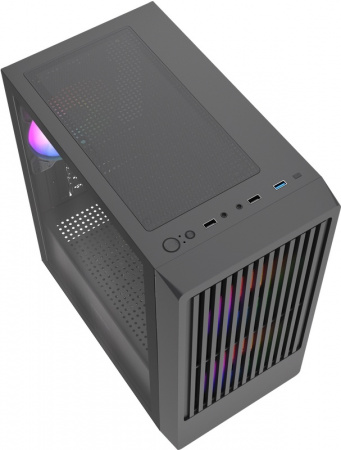 Корпус Powercase Mistral SM07 ARGB Black / CMMSM07B-A3
