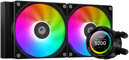 Водяное охлаждение ID-COOLING SL240 XE Black ARGB 