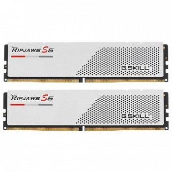 Модуль памяти DDR5 32GB (2x16Gb) G.Skill 5600Mhz RIPJAWS S5 White (F5-5600J3636C16GX2-RS5W)
