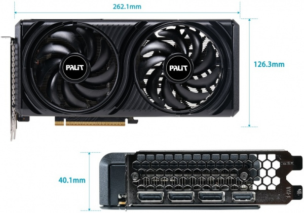 Видеокарта RTX5060 8Gb Palit INFINITY 2 OC NE75060V19P1-GB2063L