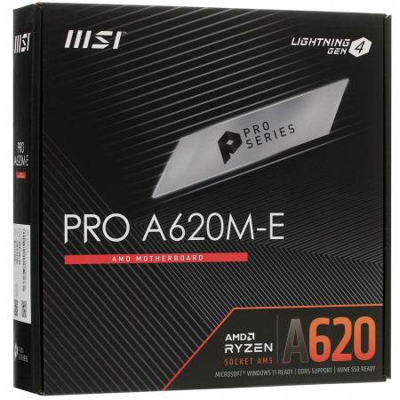 Материнская плата AM5 MSI PRO A620M-E DDR5