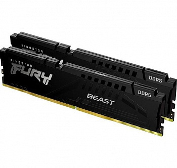 Модуль памяти DDR5 16GB (2x8Gb) 5200MHz Kingston Fury Beast (KF552C40BBK2-16)