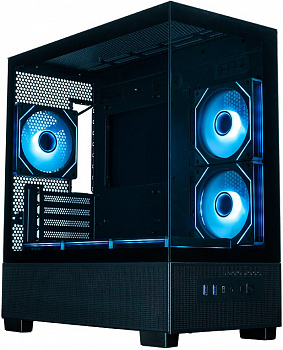 Корпус XASTRA Q500M 6ARGB-C10-UC Black / Q500M-6FM12A-C10-UC BS