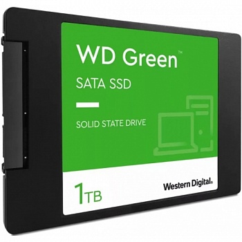 Твердотельный накопитель SSD WD Green 3D NAND WDS100T3G0A 1ТБ 2,5" SATA-III BS Твердотельный накопитель SSD WD Green 3D NAND WDS100T3G0A 1ТБ 2,5" SATA-III BS