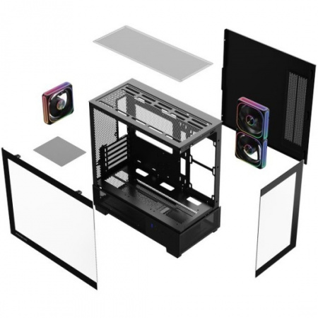 Корпус Powercase Vision Micro S4B V2/ CVMMSHBV2-A3