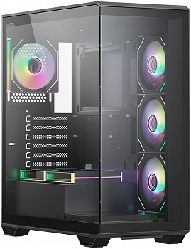 Корпус XASTRA Q600 6ARGB-C10-UC Black / Q600-6FM12A-C10-UC