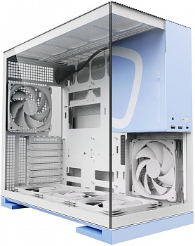 Корпус Geometric Future Model 5 White Blue with fans 1AM5WKPB01100