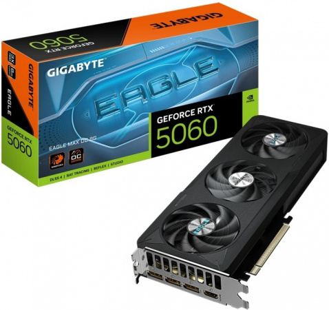 Видеокарта RTX5060 8Gb Gigabyte GV-N5060EAGLEMAX OC-8GD