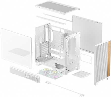 Корпус ATX Deepcool CL600 WH TG