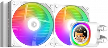 Водяное охлаждение ID-COOLING FX240 LCD WHITE