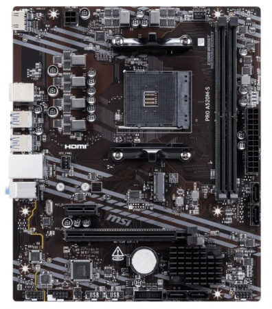Материнская плата AM4 MSI PRO A520M-S