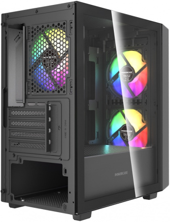 Корпус Powercase Mistral SM07 ARGB Black / CMMSM07B-A3