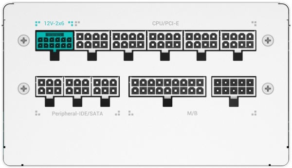 Блок питания 750W Deepcool PQ750G WH 80+ GOLD 1