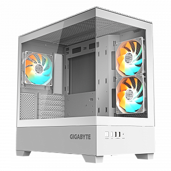 Корпус GIGABYTE C201 Panoramic C201PI M-ATX CASE белый