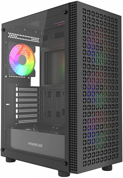 Корпус Powercase Mistral EA18, Tempered Glass, 4x120mm PWM ARGB, черный, ATX (CMAEA18-A4)