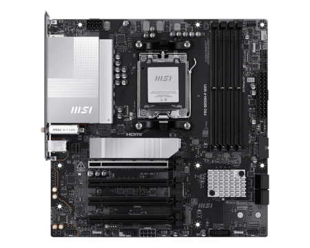 Материнская плата AM5 MSI PRO B850M-P WIFI BS