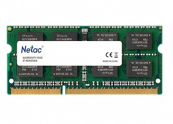 Модуль памяти SO-DIMM DDR3 4Gb 1600MHz Netac NTBSD3N16SP-04