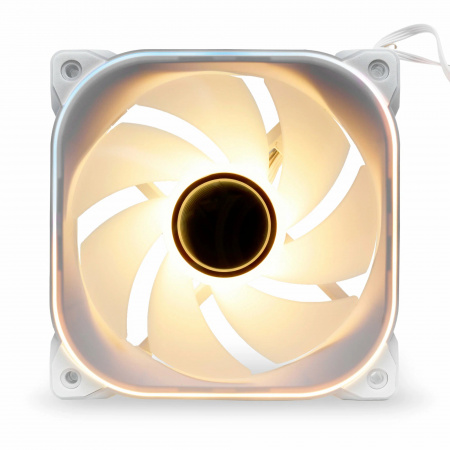 Вентилятор HSPD FNW010-120WH-ARGB ARGB 120mm white fan for F510 series