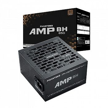 Блок питания 650W PHANTEKS AMP BH 80 Plus Bronze Black PH-P650BM_BK01