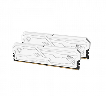 Модуль памяти DDR4 16Gb (8GBx2) 3200Mhz Netac Shadow III White NTSHD4P32DP-16W