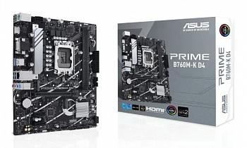 Материнская плата LGA1700 Asus PRIME B760M-K D4 BS