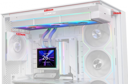 Водяное охлаждение Lian Li HydroShift II LCD-S 360CL White (G89.GHS2LCDS36CW.R0)