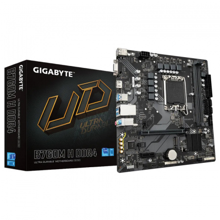 Материнская плата LGA1700 Gigabyte B760M H DDR4 BS
