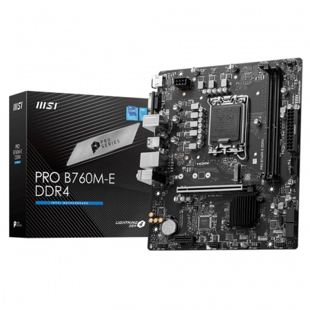 Материнская плата LGA1700 MSI PRO B760M-E DDR4